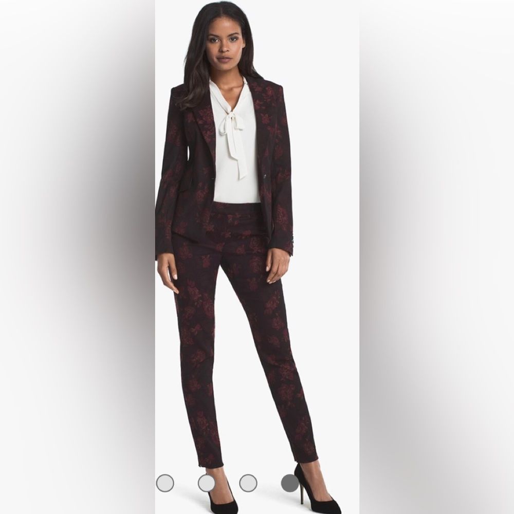 Rose Print  NWT pants & Skirt size 8 Jacket &Bustier s4 siting